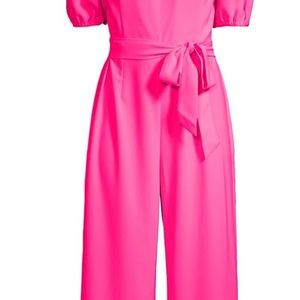 Jada off the shoulder jump suit Lilly Pulitzer